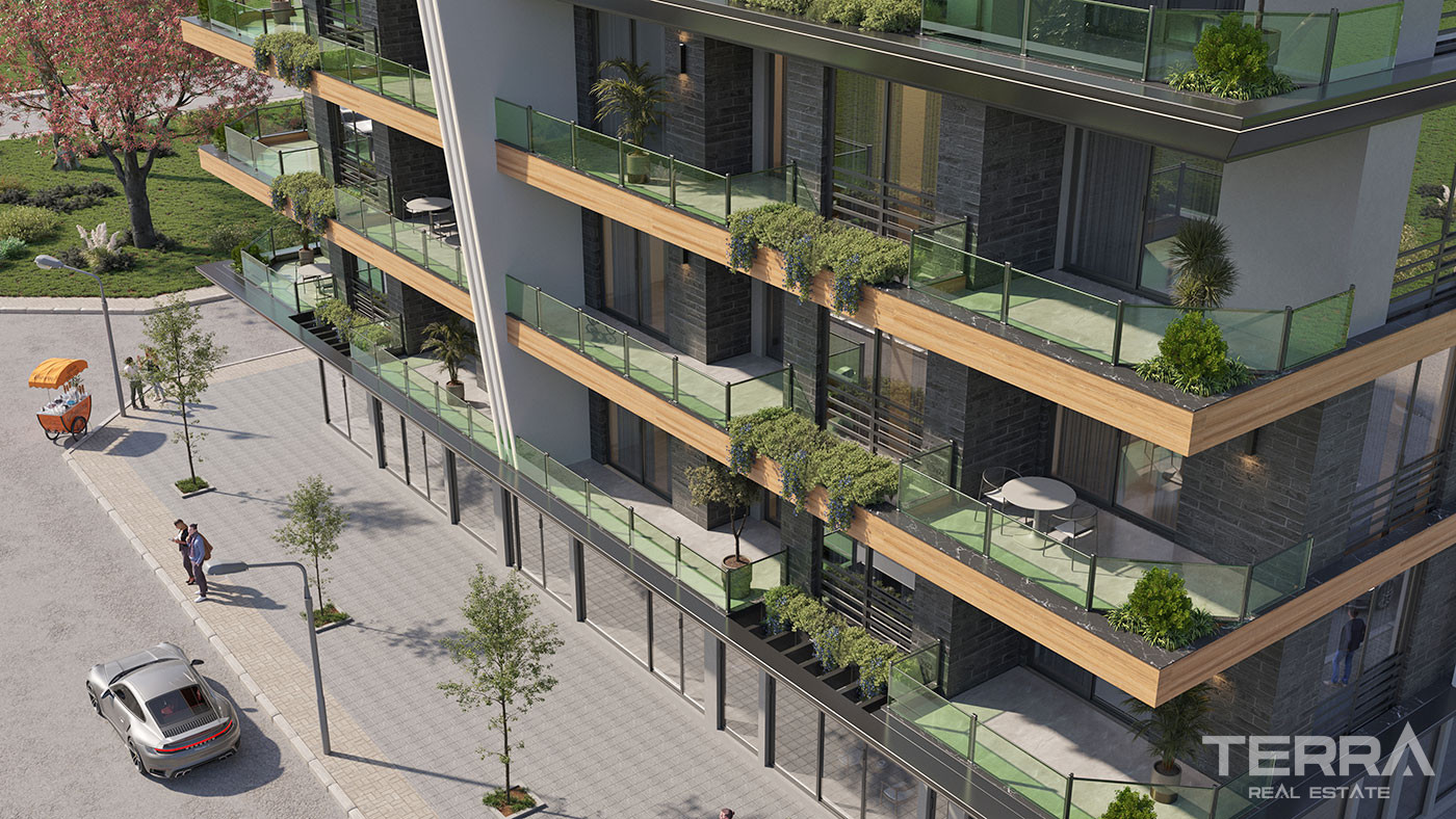 Eleganckie apartamenty w Oba, Alanya: blisko plaży i centrum - 103195