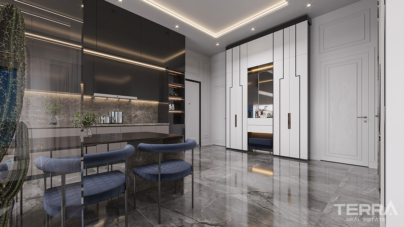 Eleganckie apartamenty w Oba, Alanya: blisko plaży i centrum - 103207