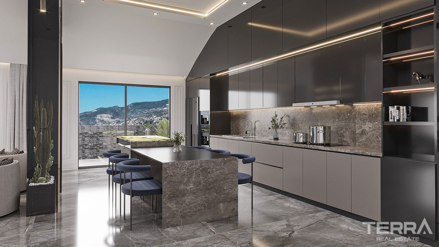 Eleganckie apartamenty w Oba, Alanya: blisko plaży i centrum - 103210