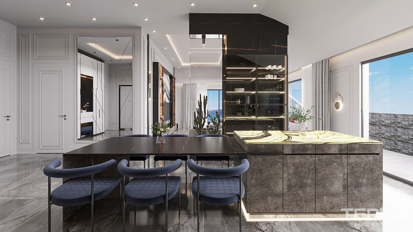 Eleganckie apartamenty w Oba, Alanya: blisko plaży i centrum - 103211