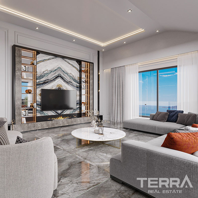 Eleganckie apartamenty w Oba, Alanya: blisko plaży i centrum - 103215