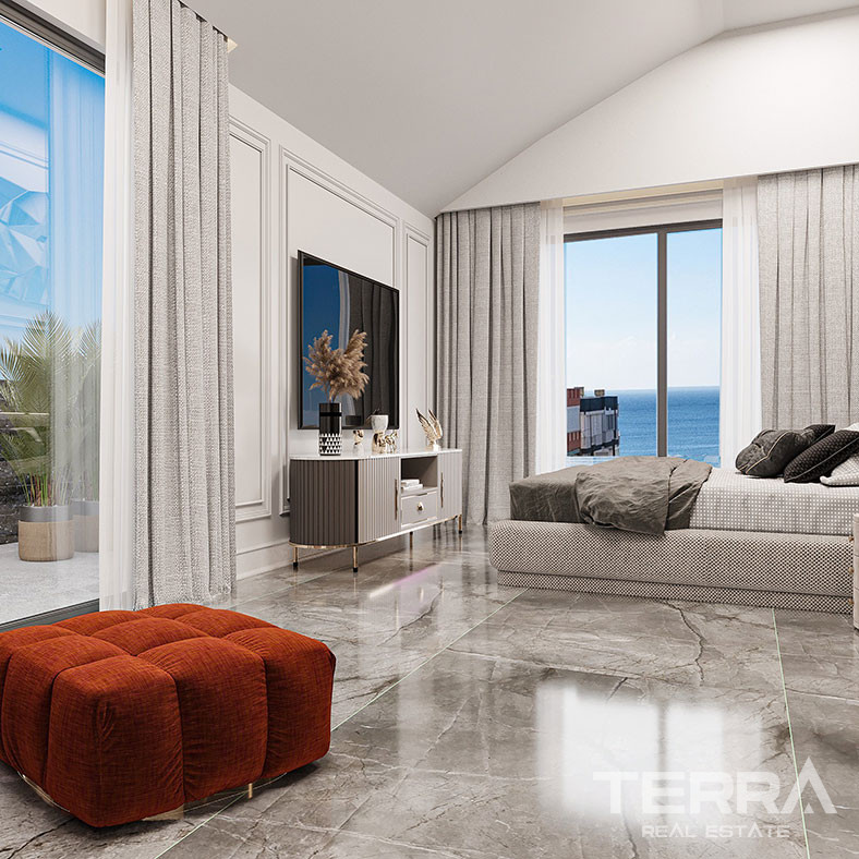 Eleganckie apartamenty w Oba, Alanya: blisko plaży i centrum - 103218