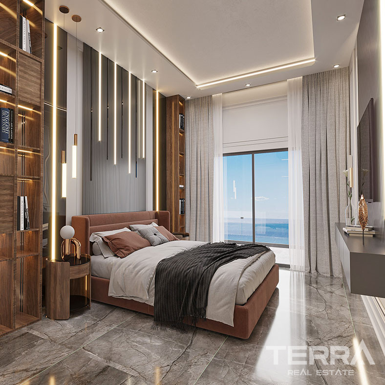 Eleganckie apartamenty w Oba, Alanya: blisko plaży i centrum - 103223