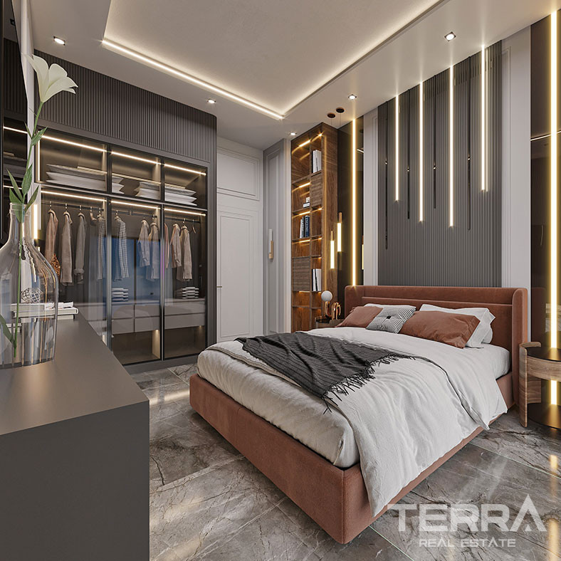 Eleganckie apartamenty w Oba, Alanya: blisko plaży i centrum - 103224