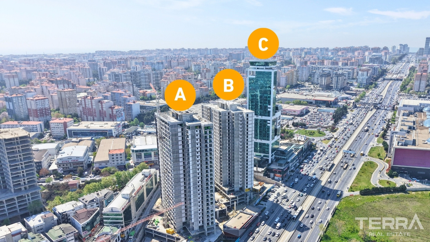 Apartments in İstanbul, Beylikdüzü, 2 Mins from E-5 & Marmara Park - 103157