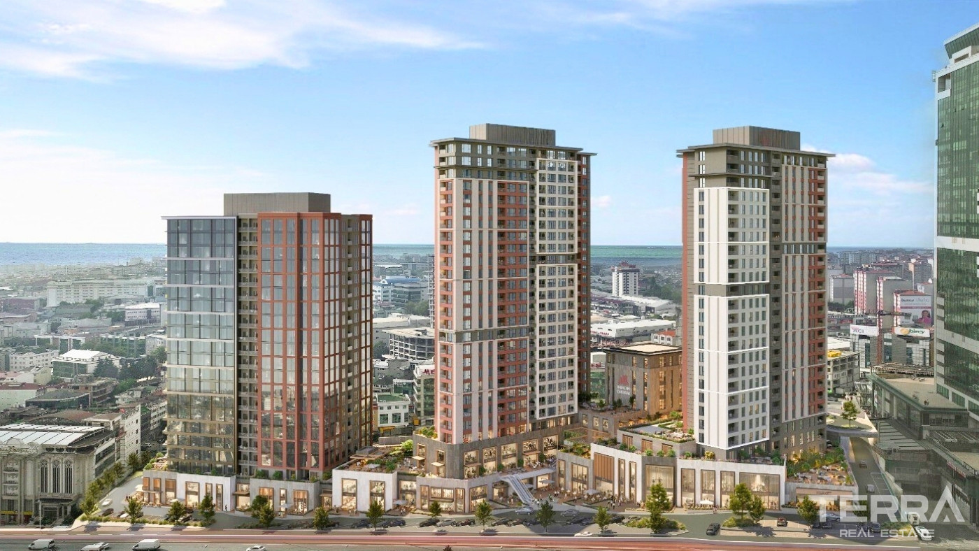 Apartments in İstanbul, Beylikdüzü, 2 Mins from E-5 & Marmara Park - 103168