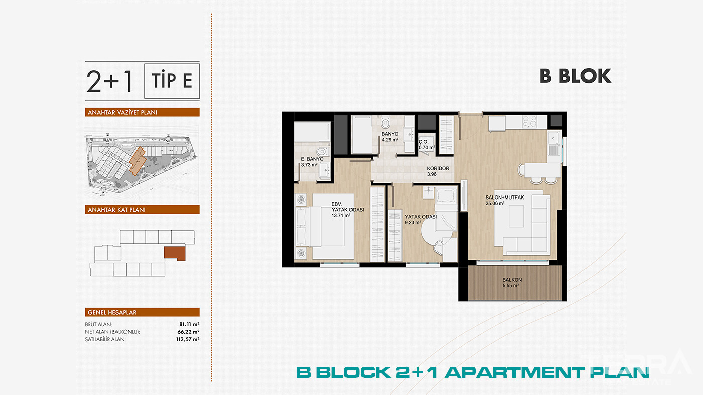 Apartments in İstanbul, Beylikdüzü, 2 Mins from E-5 & Marmara Park - 103176