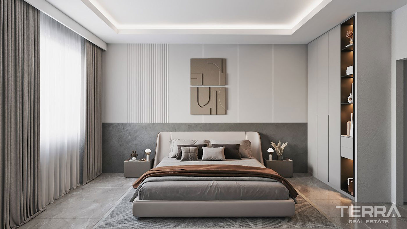 Alanya Mahmutlar’da Konforlu ve Modern Sıfır Daireler - 103247
