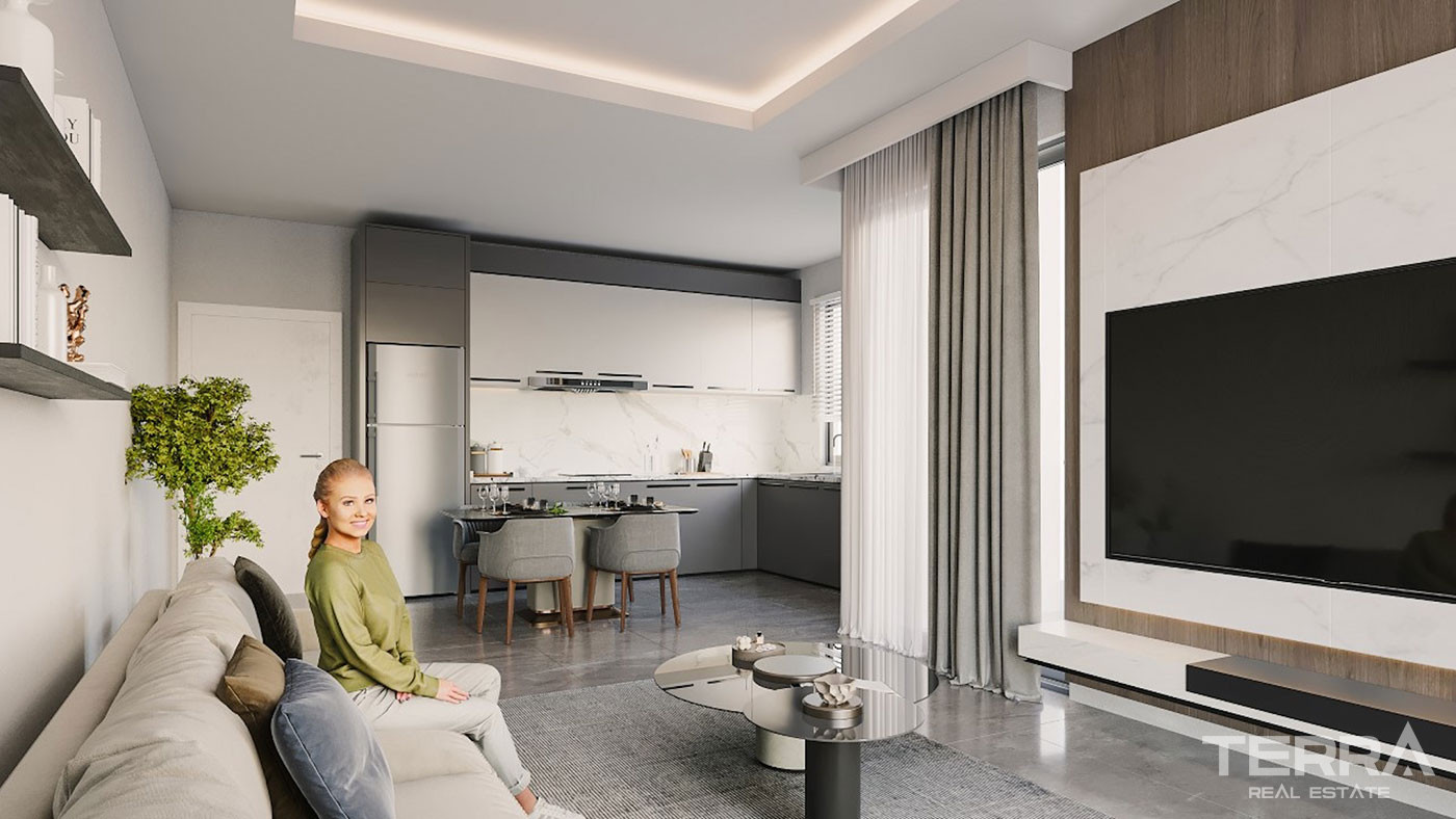 Alanya Mahmutlar’da Konforlu ve Modern Sıfır Daireler - 103253