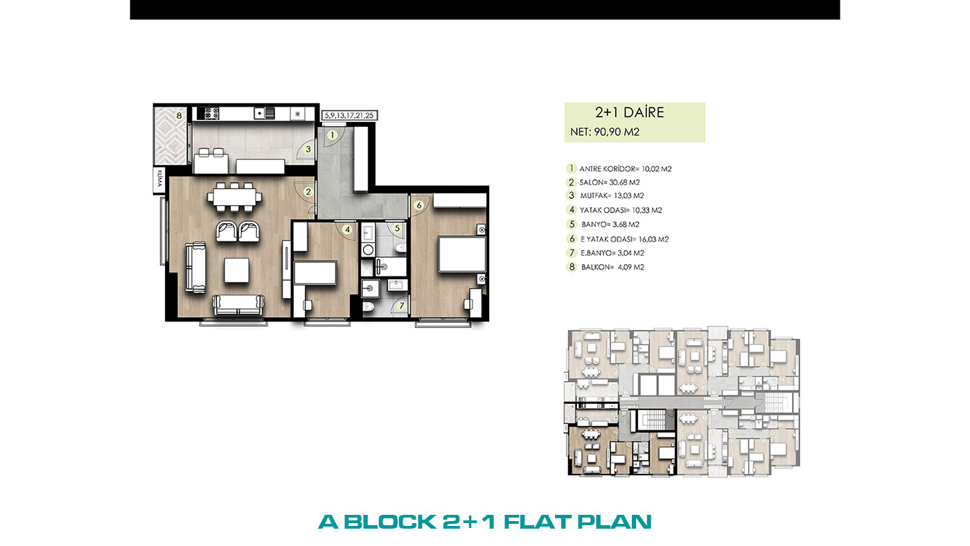 Family-Concept Flats with Full of Social Amenities in İstanbul - 103261
