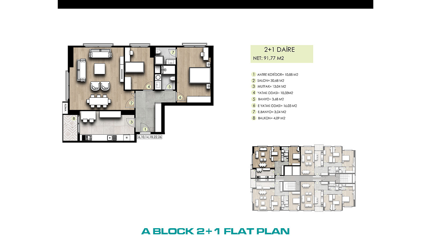 Family-Concept Flats with Full of Social Amenities in İstanbul - 103262