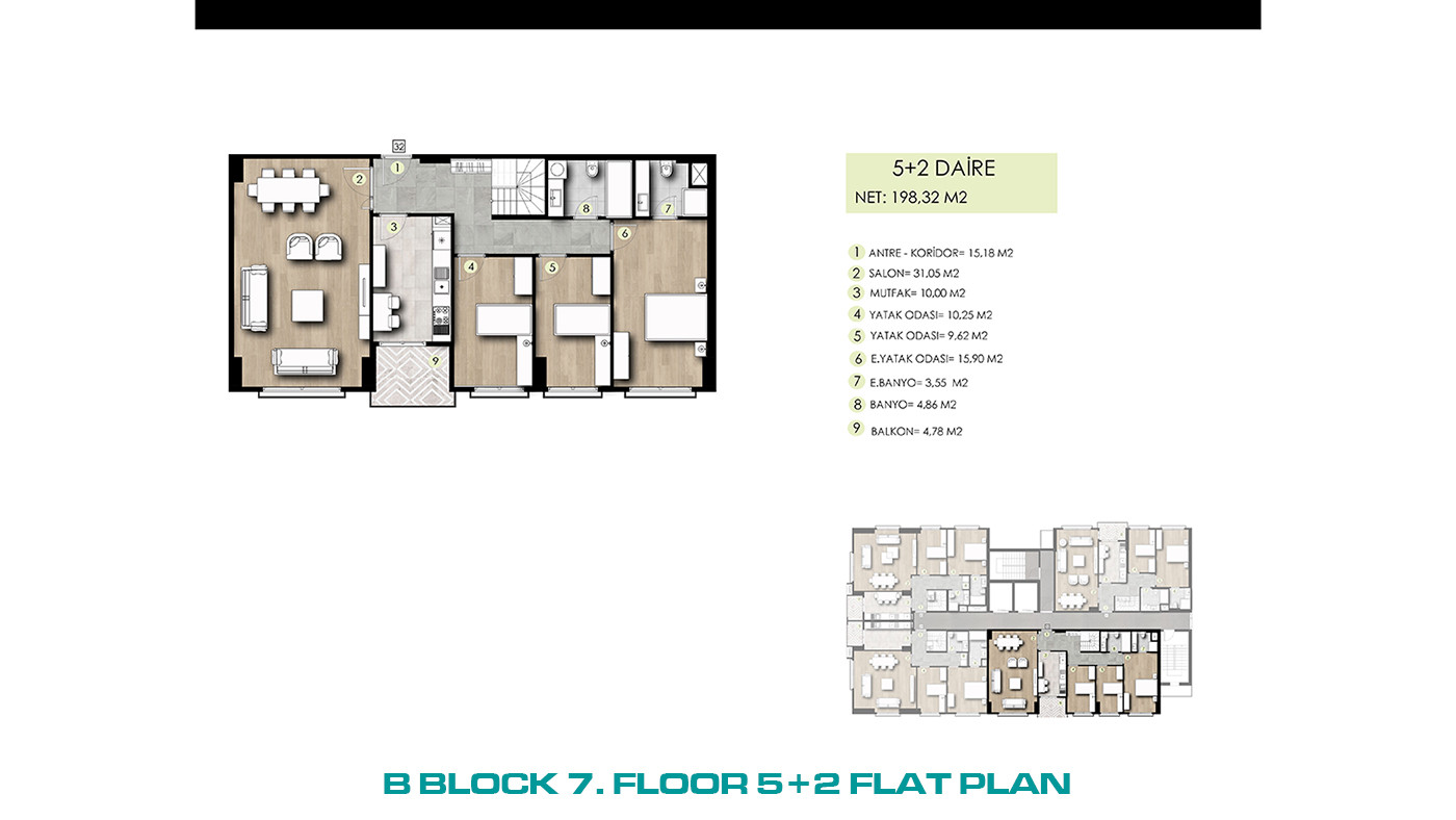 Family-Concept Flats with Full of Social Amenities in İstanbul - 103272