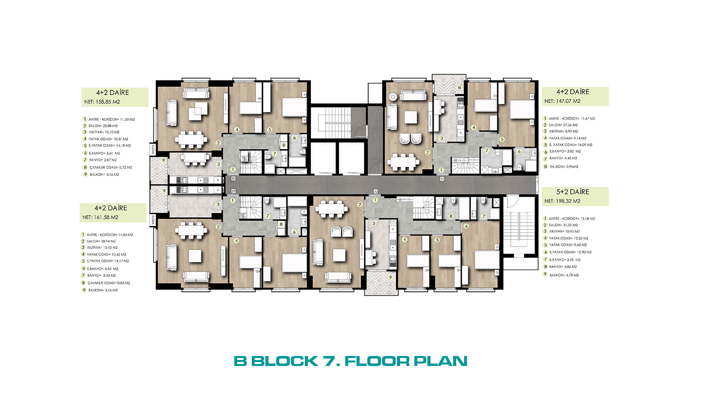Family-Concept Flats with Full of Social Amenities in İstanbul - 103274