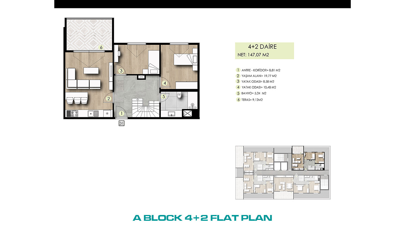 Family-Concept Flats with Full of Social Amenities in İstanbul - 103275