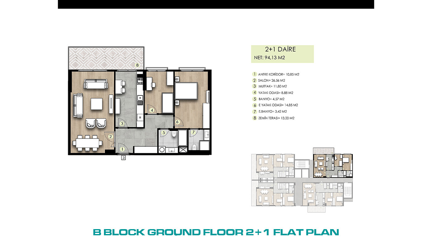 Family-Concept Flats with Full of Social Amenities in İstanbul - 103282
