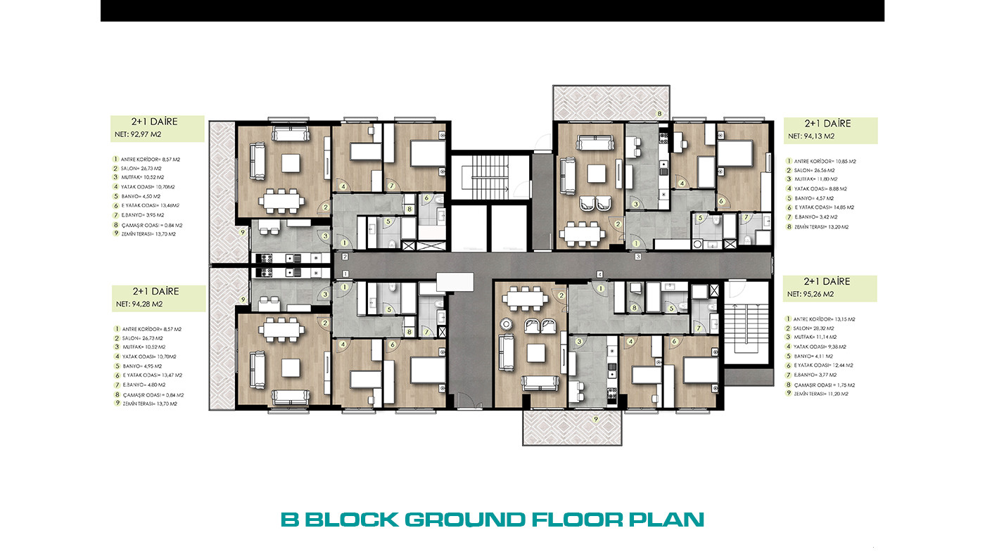 Family-Concept Flats with Full of Social Amenities in İstanbul - 103288