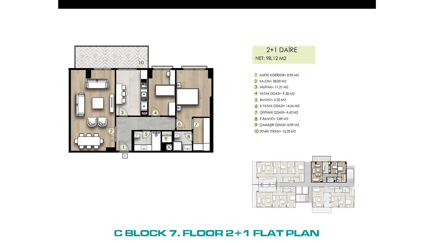 Family-Concept Flats with Full of Social Amenities in İstanbul - 103302