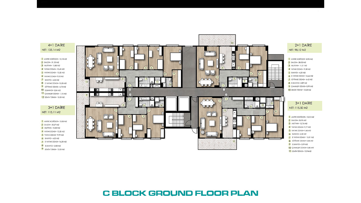 Family-Concept Flats with Full of Social Amenities in İstanbul - 103307