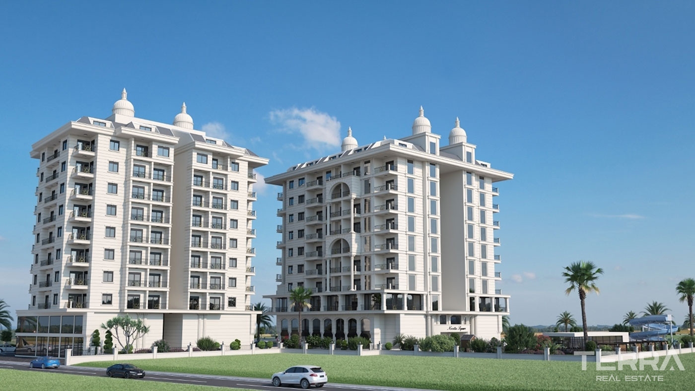 Central Apartments for Sale in Mahmutlar, Alanya, Turkey - 103359