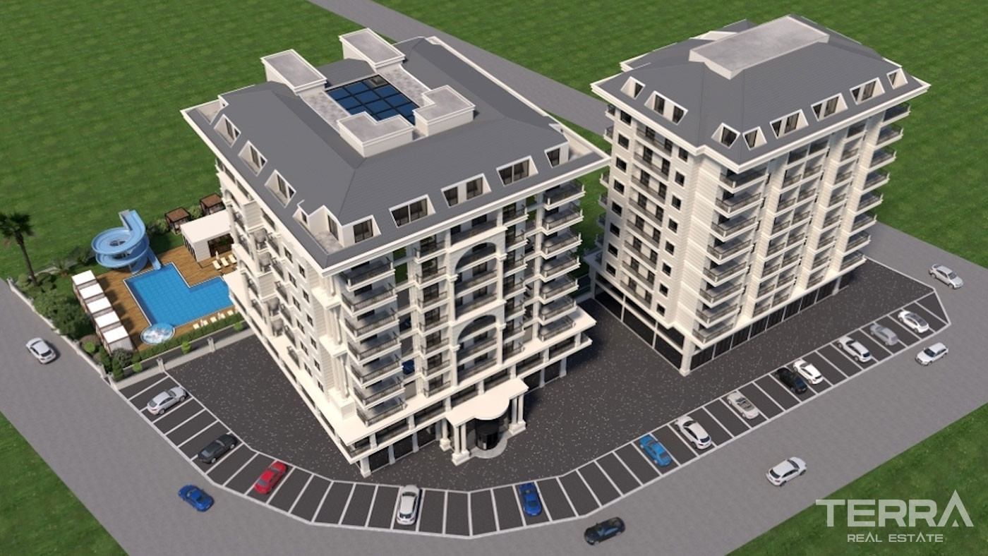 Central Apartments for Sale in Mahmutlar, Alanya, Turkey - 103363