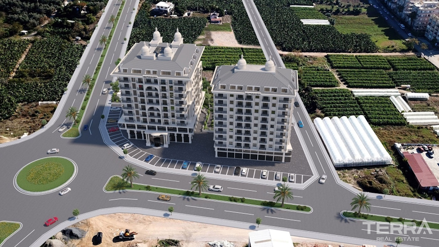 Central Apartments for Sale in Mahmutlar, Alanya, Turkey - 103377
