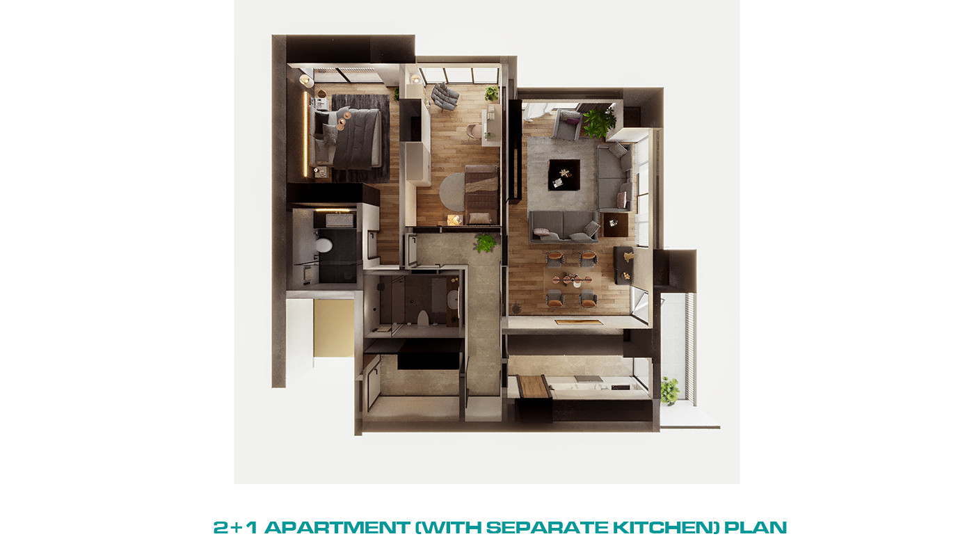 Sea View Apartments for Sale in Ataşehir, Istanbul - 103386