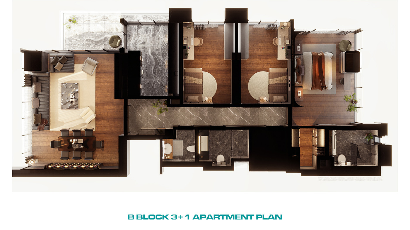 Sea View Apartments for Sale in Ataşehir, Istanbul - 103391