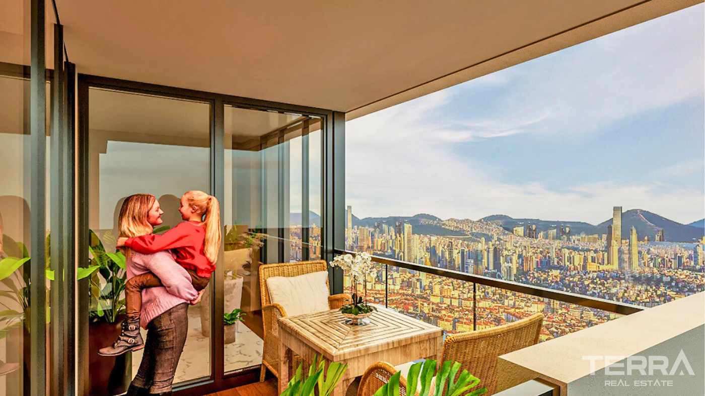 Sea View Apartments for Sale in Ataşehir, Istanbul - 103398