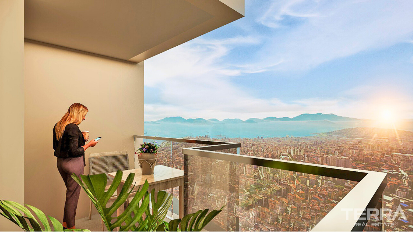 Sea View Apartments for Sale in Ataşehir, Istanbul - 103411