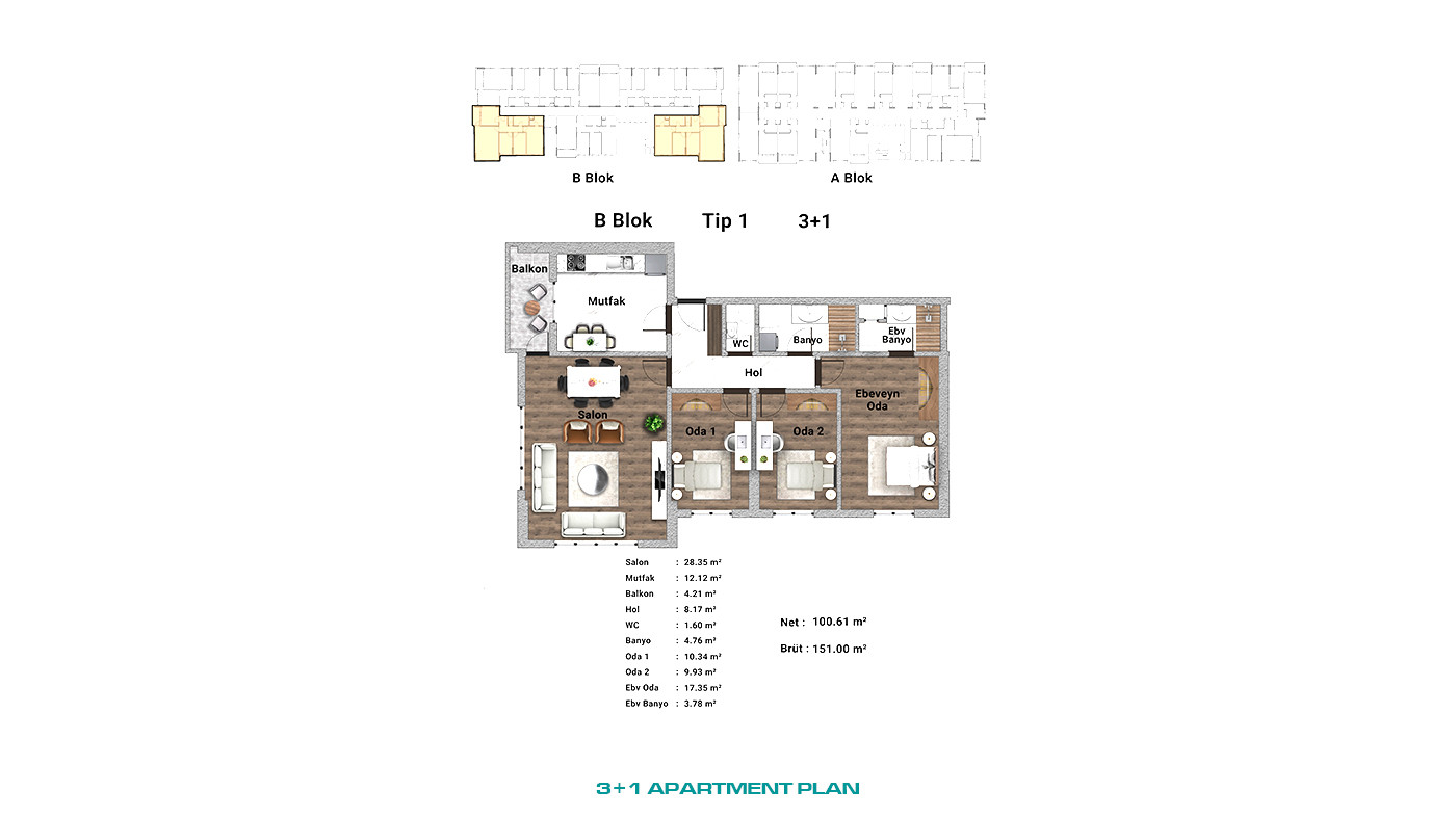 Comfortable Apartments for Sale in Bağcılar, İstanbul - 103563