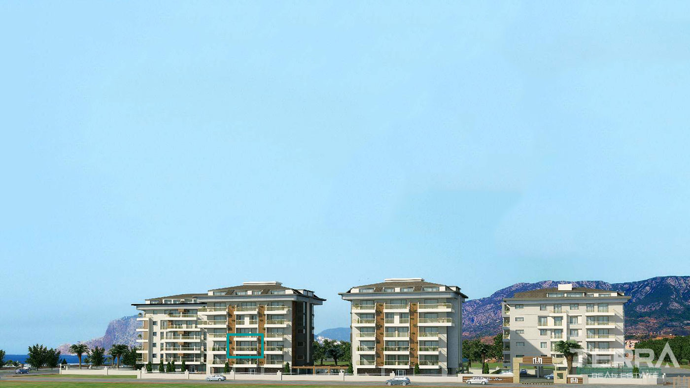 Appartement à vendre à Moda Marine, Kestel, Alanya, Turquie - 104503