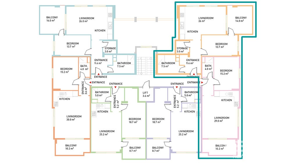 Exclusive 3+1apartment in popular Olive City Alanya - 4993
