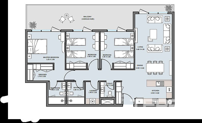 Luksusowe apartamenty na sprzedaż w Al Reem Island, Abu Dhabi, ZEA - 104532
