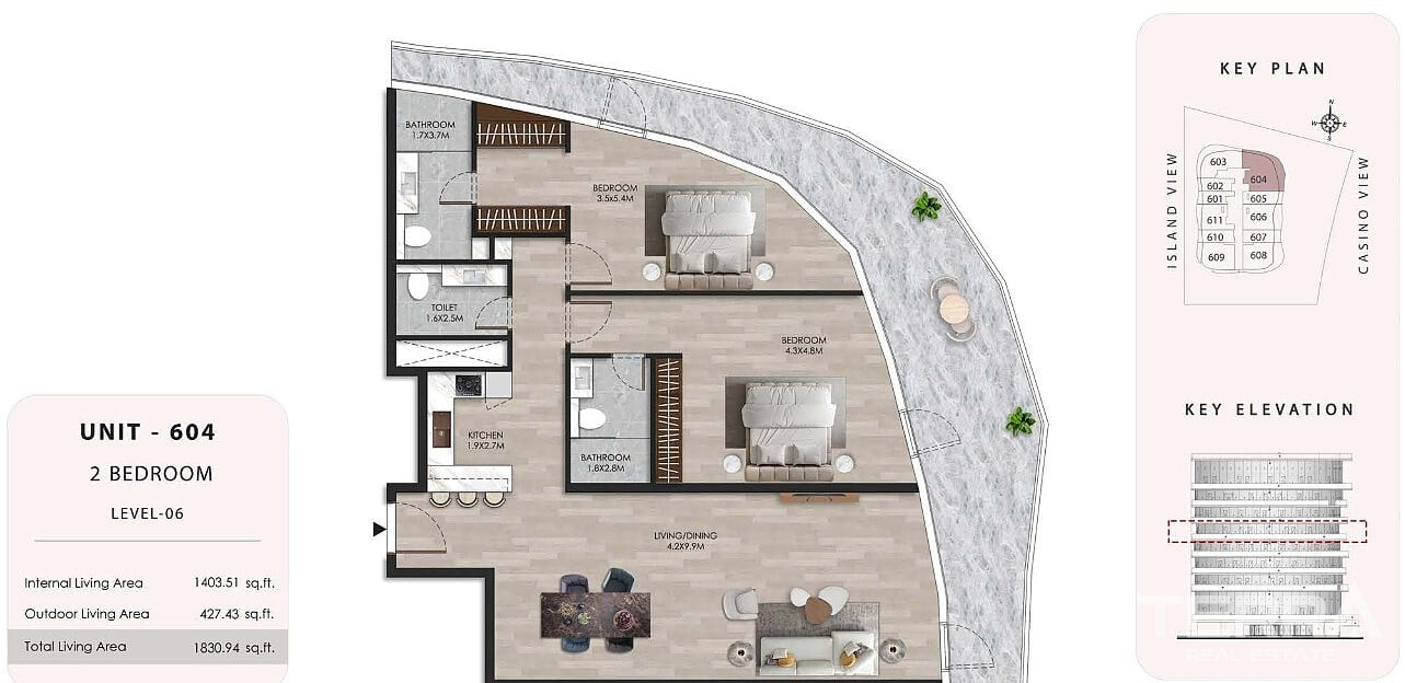 Seafront Apartments for Sale in Ras Al Khaimah, Al Marjan Island, UAE - 104590