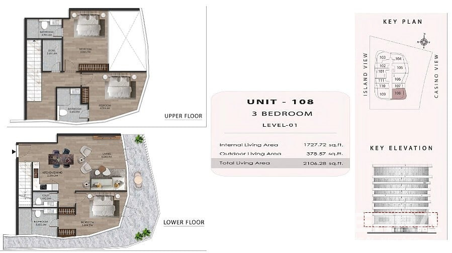 Seafront Apartments for Sale in Ras Al Khaimah, Al Marjan Island, UAE - 104591