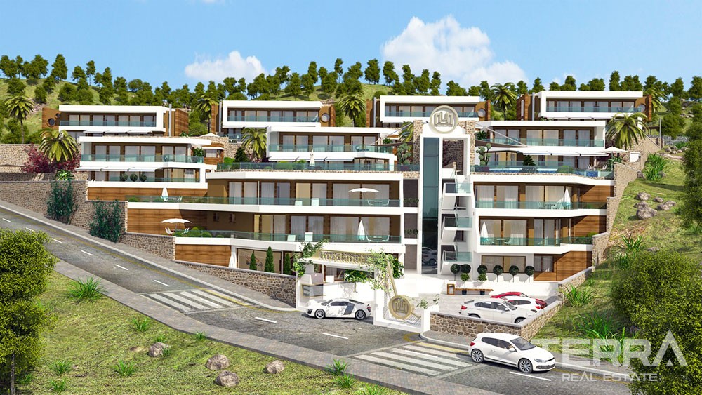 Exklusive Villen und Wohnungen zu verkaufen in Alanya Stadt - 4920