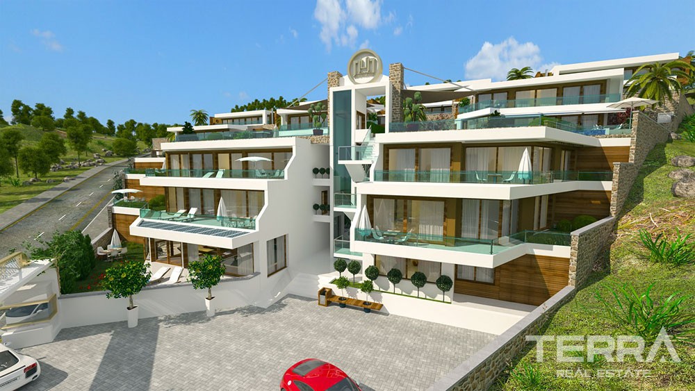 Exklusive Villen und Wohnungen zu verkaufen in Alanya Stadt - 4924