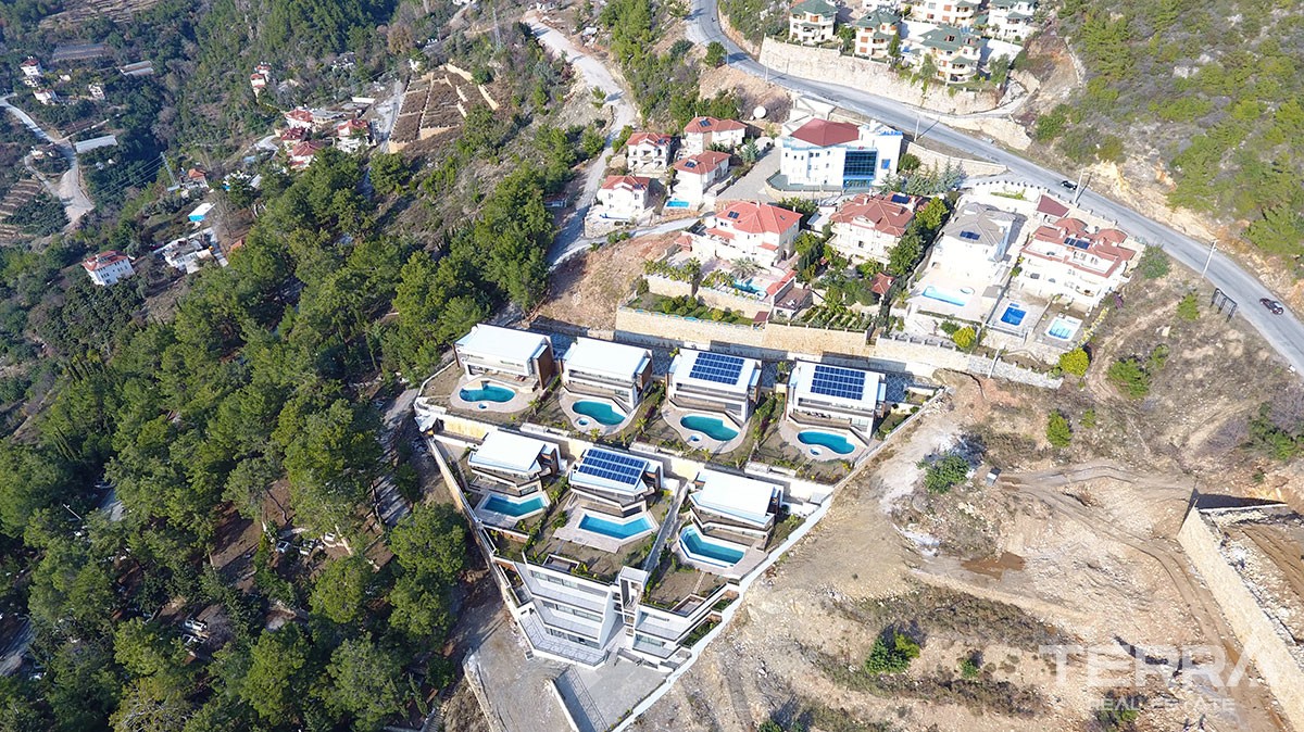 Exklusive Villen und Wohnungen zu verkaufen in Alanya Stadt - 4942