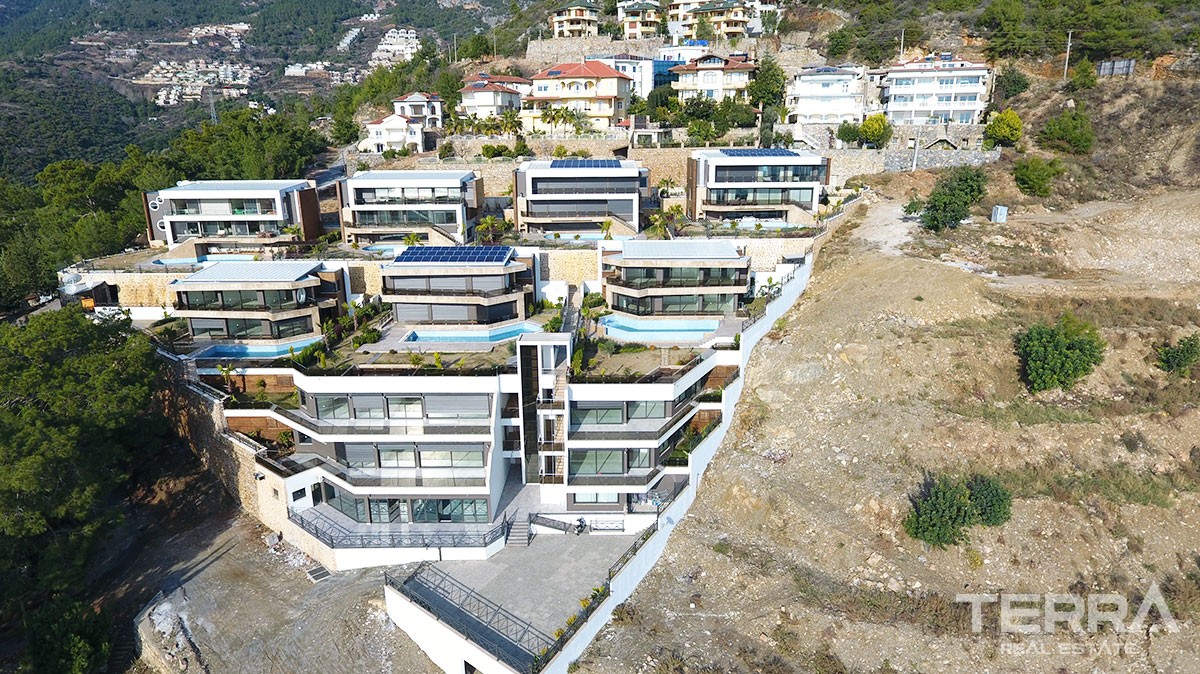 Exklusive Villen und Wohnungen zu verkaufen in Alanya Stadt - 4943