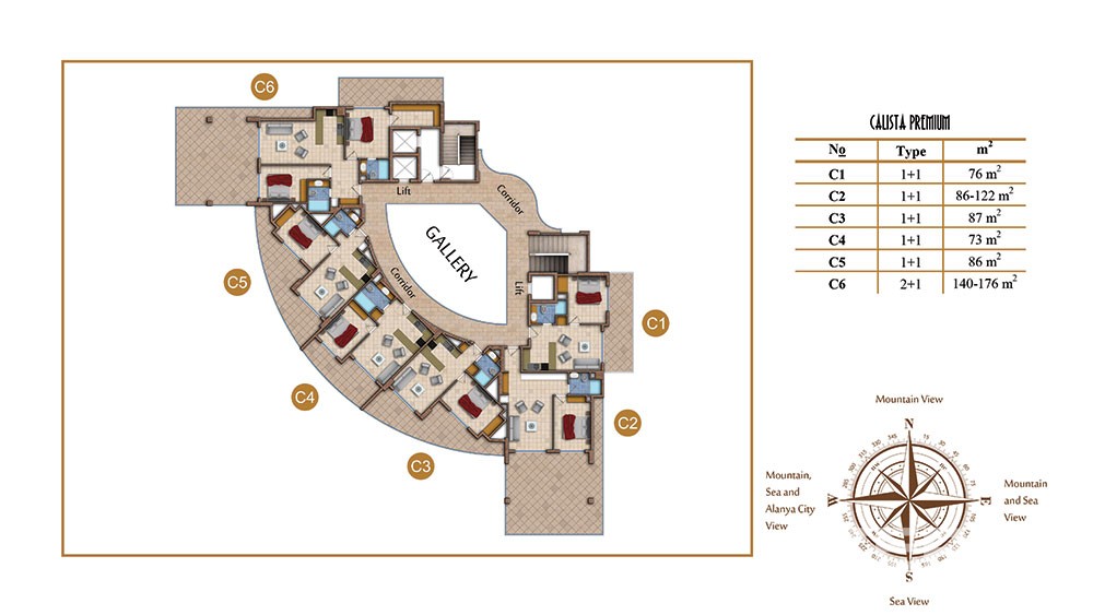 Exclusive sea front apartments in Mahmutlar, Alanya - 5026