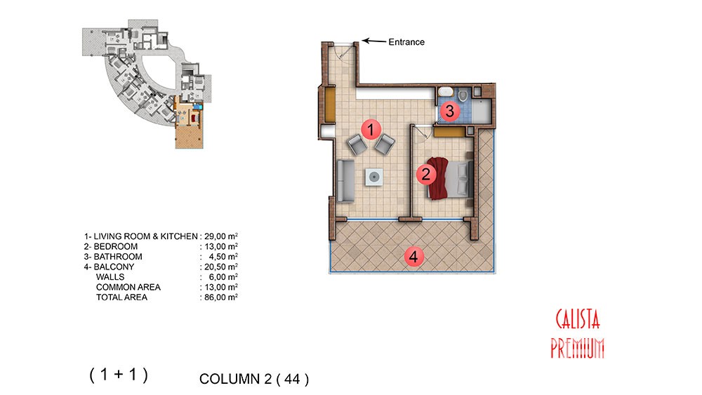Exclusive sea front apartments in Mahmutlar, Alanya - 5039