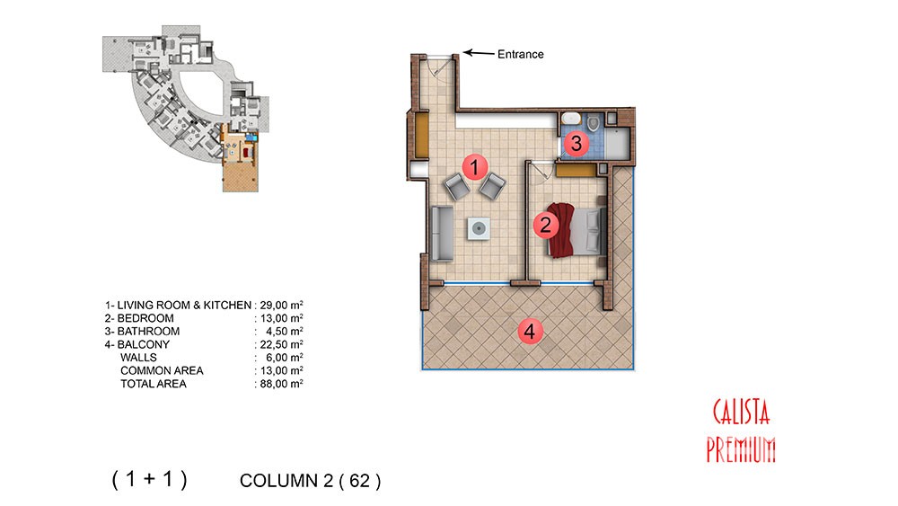 Exclusive sea front apartments in Mahmutlar, Alanya - 5041