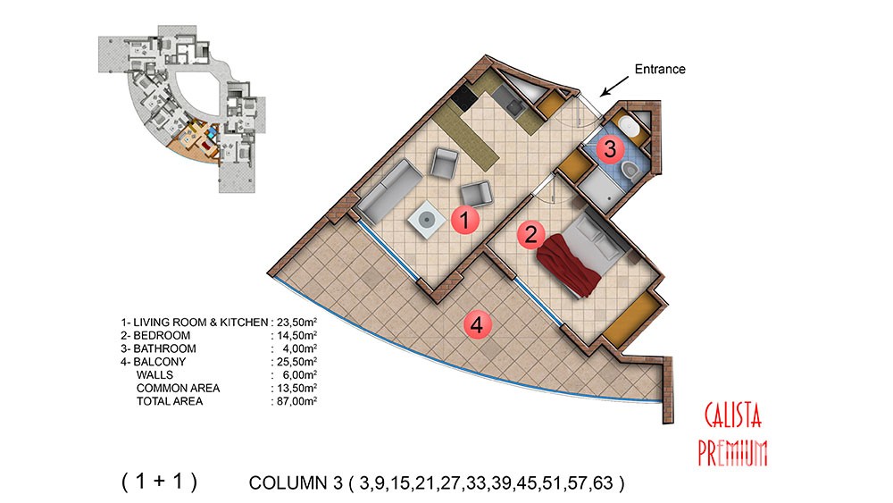 Exclusive sea front apartments in Mahmutlar, Alanya - 5043