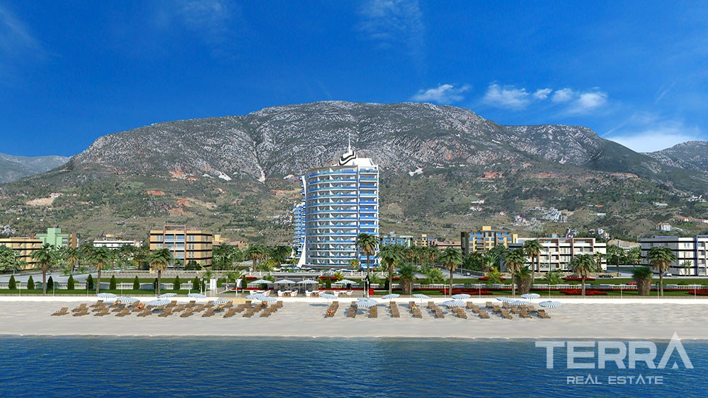 Exclusive sea front apartments in Mahmutlar, Alanya - 5046