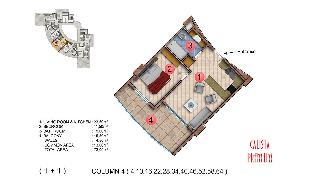 Exclusive sea front apartments in Mahmutlar, Alanya - 5047