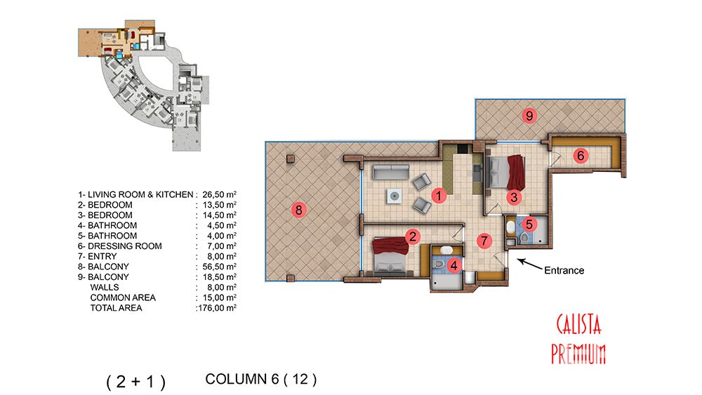 Exclusive sea front apartments in Mahmutlar, Alanya - 5049