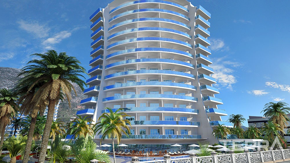 Exclusive sea front apartments in Mahmutlar, Alanya - 5052