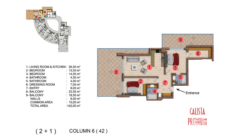 Exclusive sea front apartments in Mahmutlar, Alanya - 5058