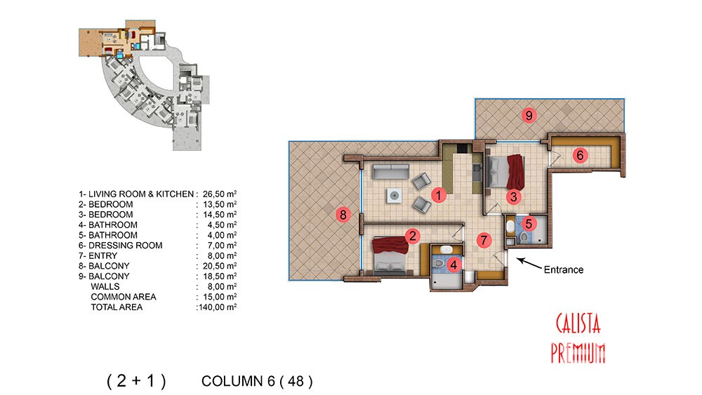 Exclusive sea front apartments in Mahmutlar, Alanya - 5062