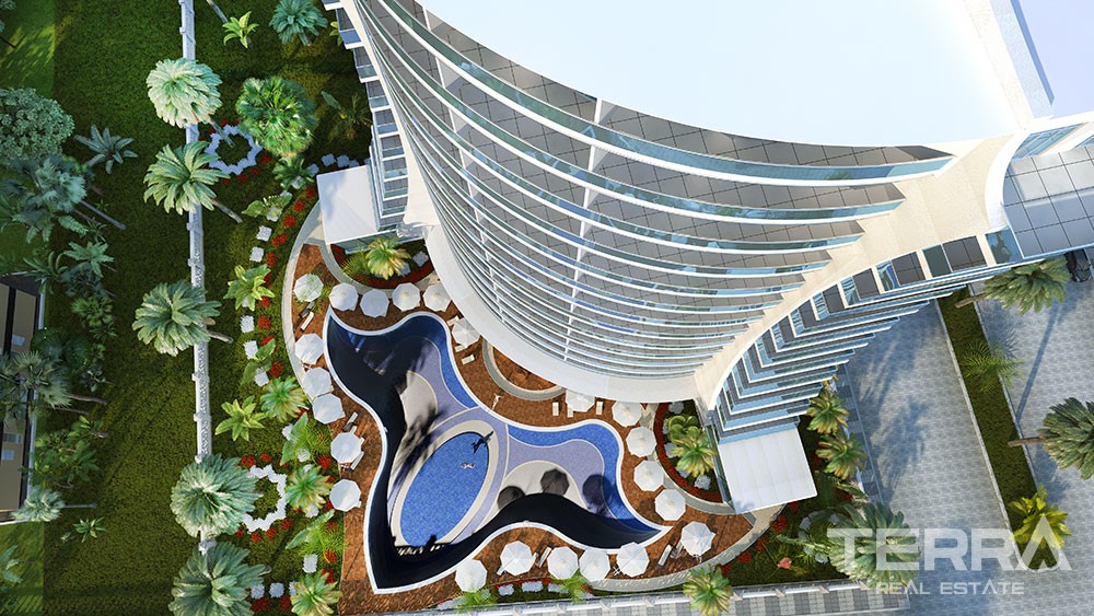 Exclusive sea front apartments in Mahmutlar, Alanya - 5063